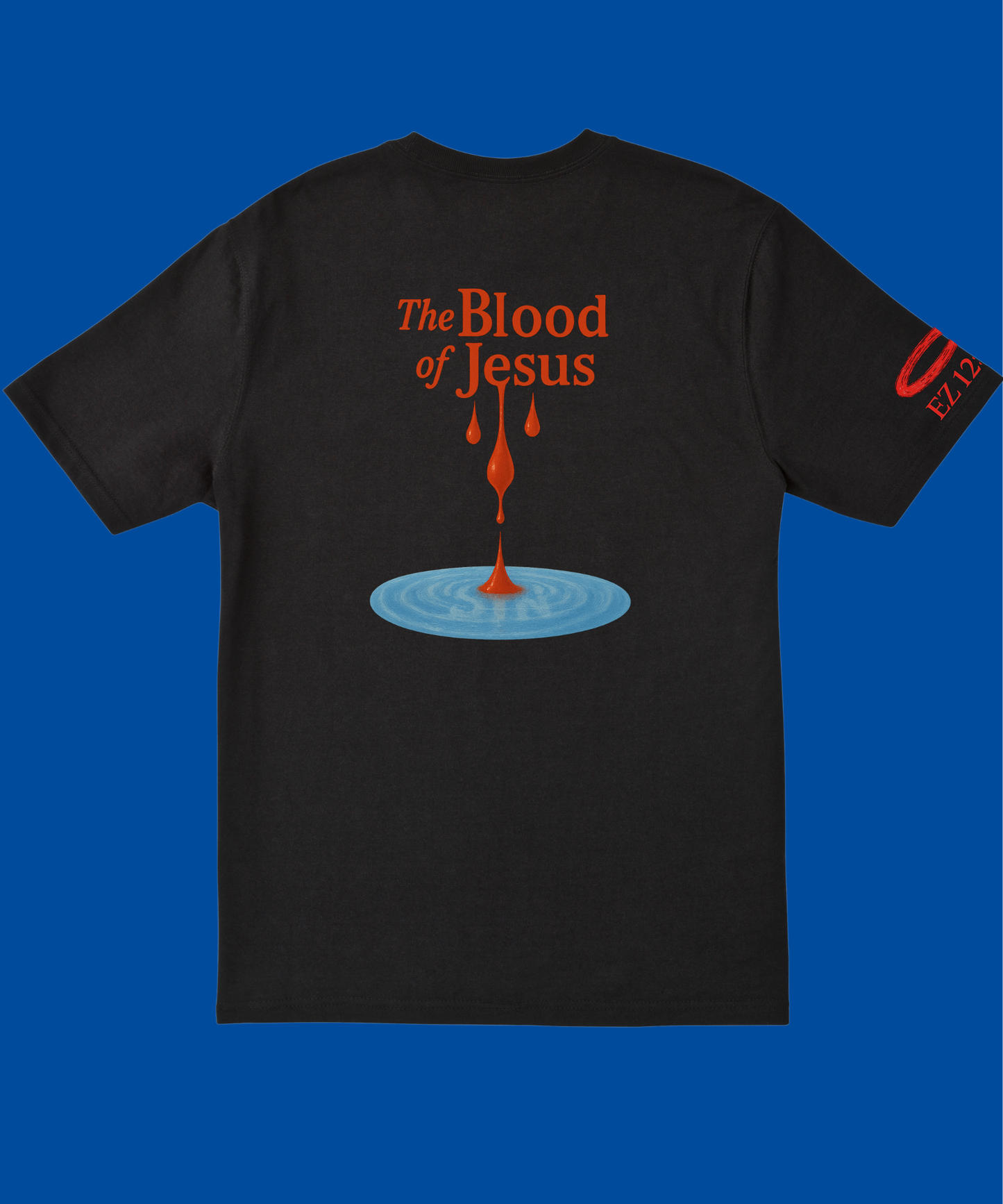 Blood of Jesus Tee (unisex)-Black