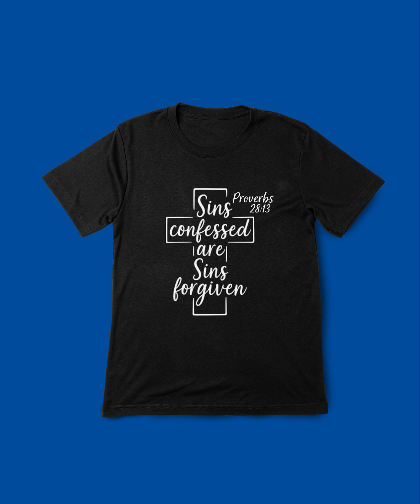 Confessed & Forgiven Tee (unisex)- Black