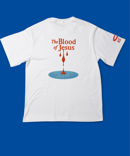 Blood of Jesus Tee (unisex)-White