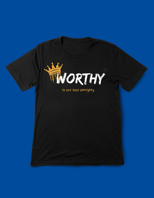 Worthy Tee (unisex) - Black